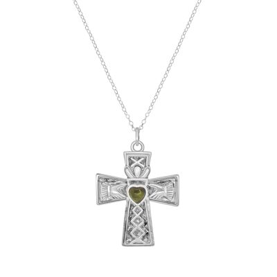 PENDENTIF CROIX CLADDAGH