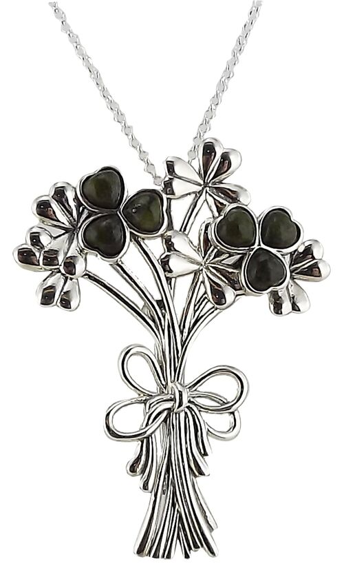 Shamrock boquet pendant