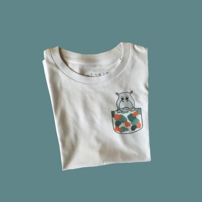T-shirt manches courtes 100% coton biologique HIPPO