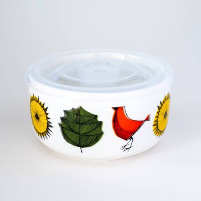 Carly Dodsley Bird Leaf Lidded Bowl