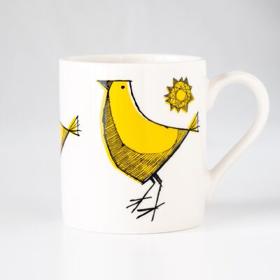 Carly Dodsley Yellow Bird Mug