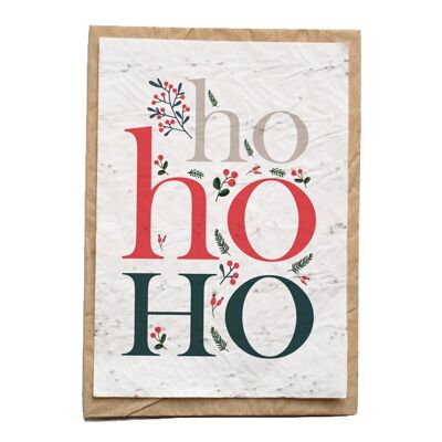 NO03 - Card to plant Ho, ho, ho