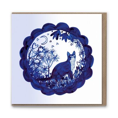 CC101 A Magical Evening Blank Greetings Card x 6 Confezione per violoncello biodegradabile