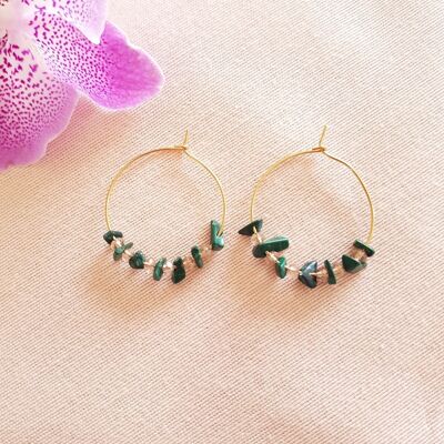 Prisca Malachite earrings