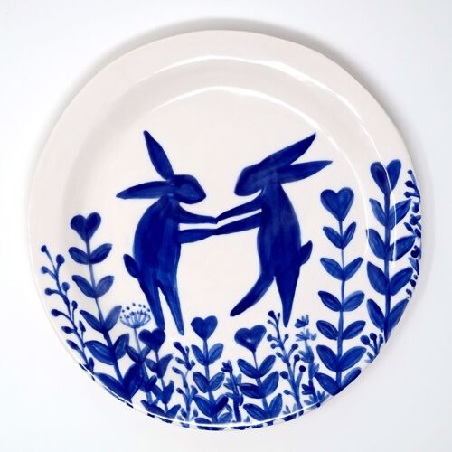 HPM103 Dancing Hearts plate 21cm