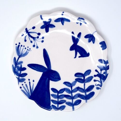 HP103 Wild Hares plate 15cm
