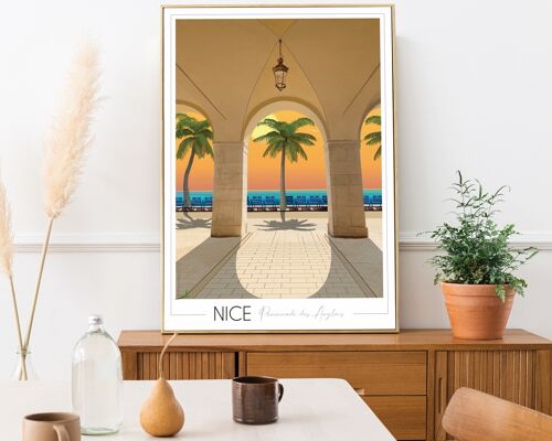 Affiche Nice 50x70 cm • Travel Poster