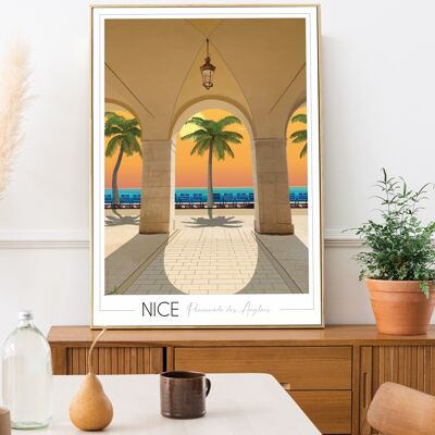 Affiche Nice 50x70 cm • Travel Poster