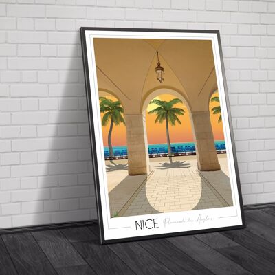 Nice poster 30x42 cm • Travel Poster