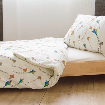 Organic Duvet Cover, Kites, 100 x 135