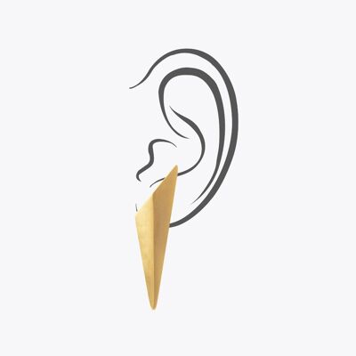 Pil Earring — Gold , ISER03GD