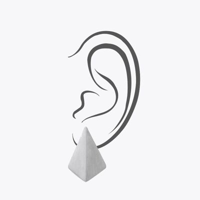 Drage Earring — Silver , ISER04SV