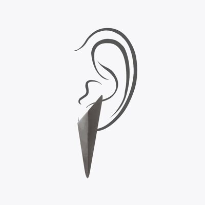 Pil Earring — Black , ISER03BR