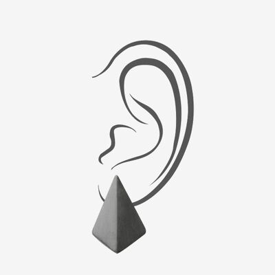 Drage Earring — Black , ISER04BR