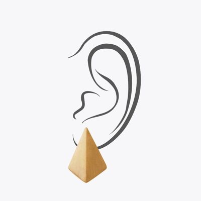 Drage Earring — Gold , ISER04GD