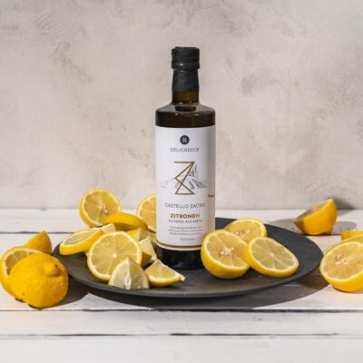 Huile d'olive-citron Castello Zacro - 500 ml