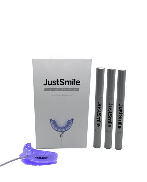 JustSmile Power LED Teeth Whitening Kit PAP Formula