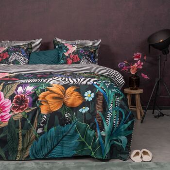 Housse de couette Jungle Fever - 200x200/220CM (+70x60CM taie d'oreiller 2pcs.) 2