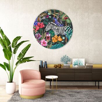 Cercle mural Jungle Fever - Ø70 cm 2