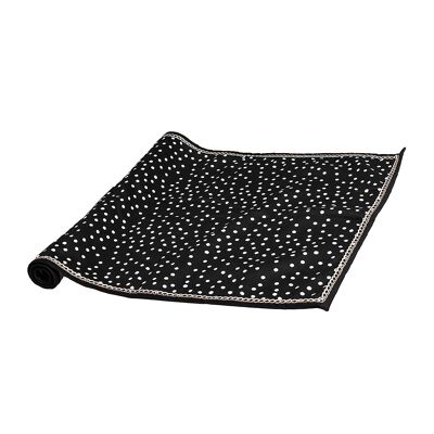Nora Dots - Black and White Table Runner