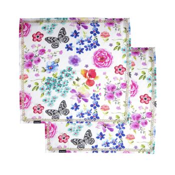 Serviette Florale (2pcs) 2