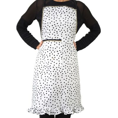 Tablier de cuisine pois Nora