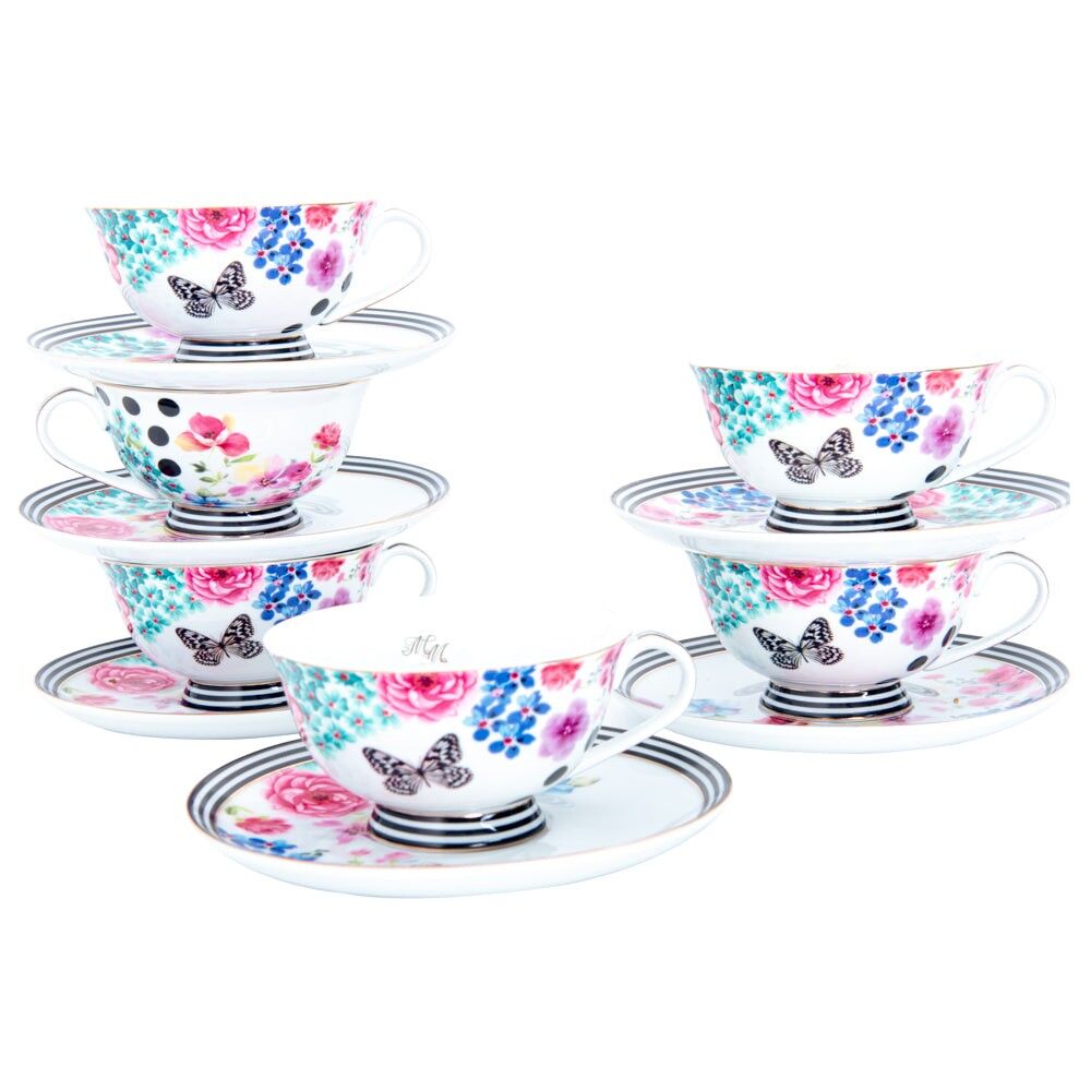 Set tazza da tè e piattini Nora