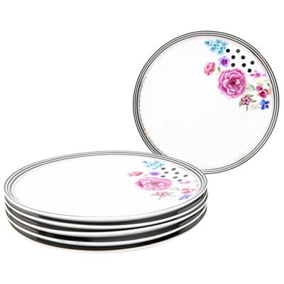 Set assiettes plates Nora