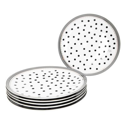 Assiette plate Set Nora dots