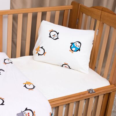 Funda de almohada Organics, pingüinos, 40 x 60