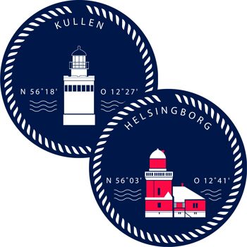 Dessous de plat phare suédois, Kullen/Helsingborg