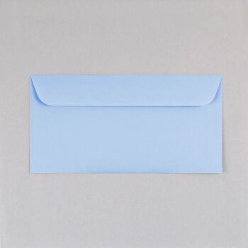 Enveloppe Din Lang bleu pastel 2