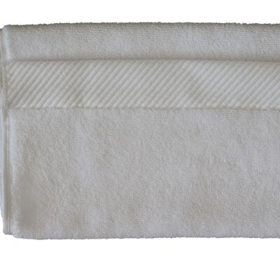 Asciugamano Organics, bianco, 30 x 50