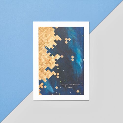 Rumi Spark Print__A4