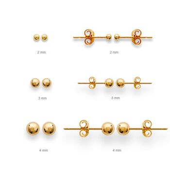 Boucles d'oreilles Boules 3