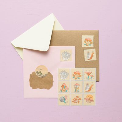 Stamps sticker set - Woods