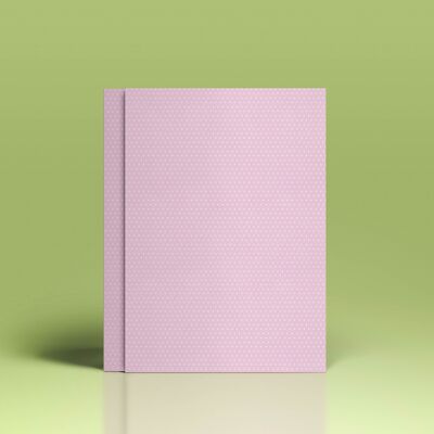 Patterned Card - Pastel Pink