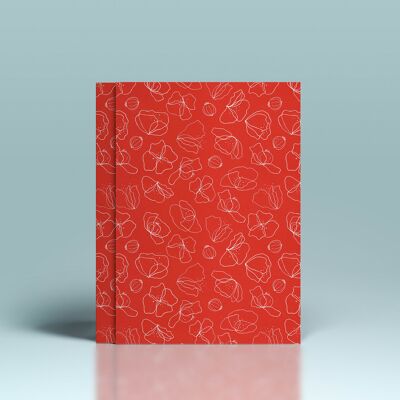 Patterned Card - Poppy