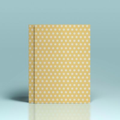 Patterned Card - Vanilla big dots
