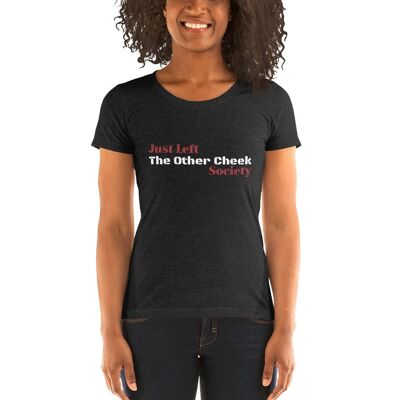 THE OTHER CHEEK - Women short sleeve t-shirt - Charcoal-Black Triblend