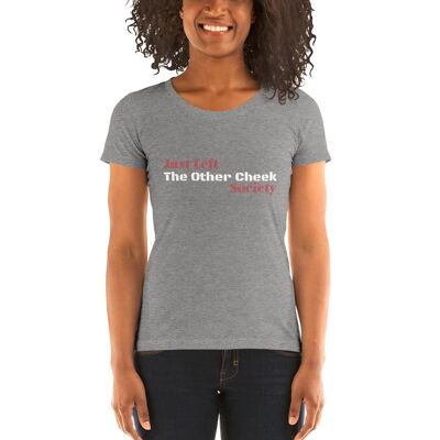 THE OTHER CHEEK - Women short sleeve t-shirt - Grey Triblend