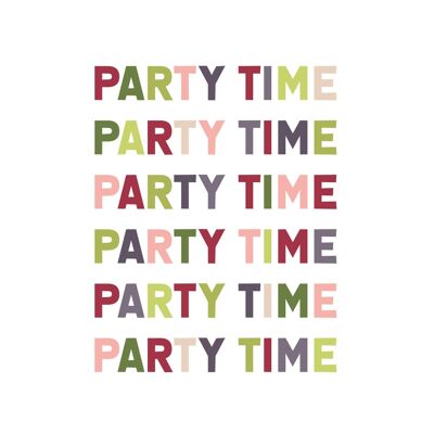 Party time Party time Postcard