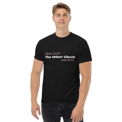 The Other Cheek  Men's T-Shirt - Black