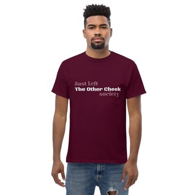 THE OTHER CHEEK  Men's T-Shirt  Maroon