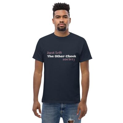 THE OTHER CHEEK  Men's T-Shirt - Navy