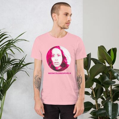 Neoncoloredpixels - WIld Girl Shy Unisex T-Shirt - Pink