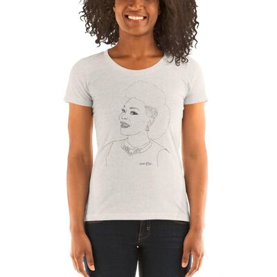 IMONI Ladies' short sleeve t-shirt - Oatmeal Triblend
