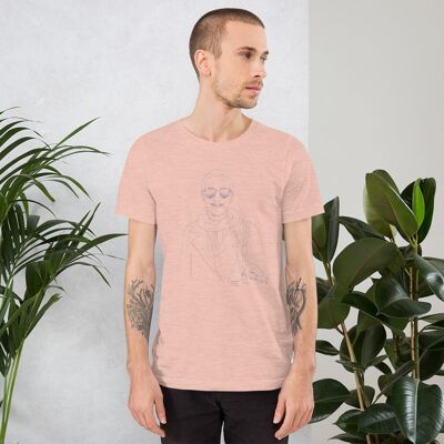 Kaliy Badr Eddine | Short-Sleeve Unisex T-Shirt - Heather Prism Peach