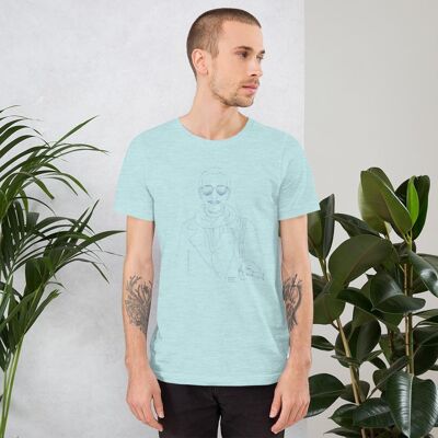 Kaliy Badr Eddine | Short-Sleeve Unisex T-Shirt - Heather Prism Ice Blue