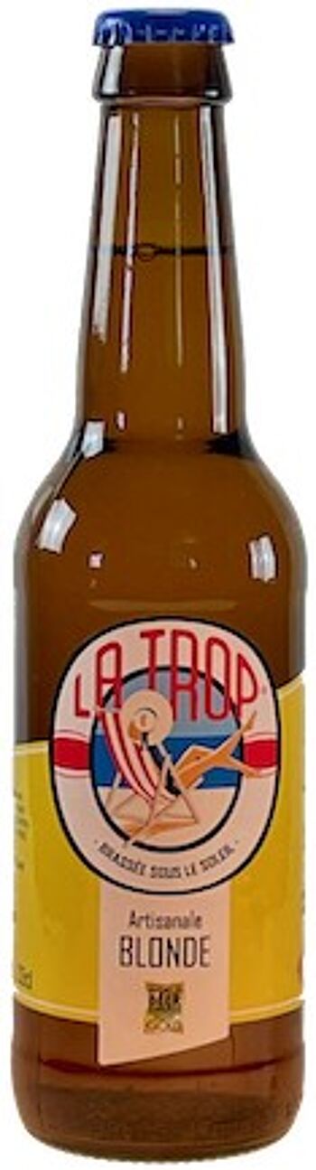 Bière LA TROP' blonde 5,5% 33cl 1